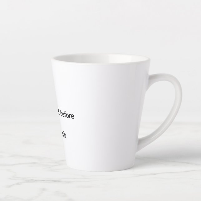 Caneca De Café Latte Caneca de Latte (Direita)