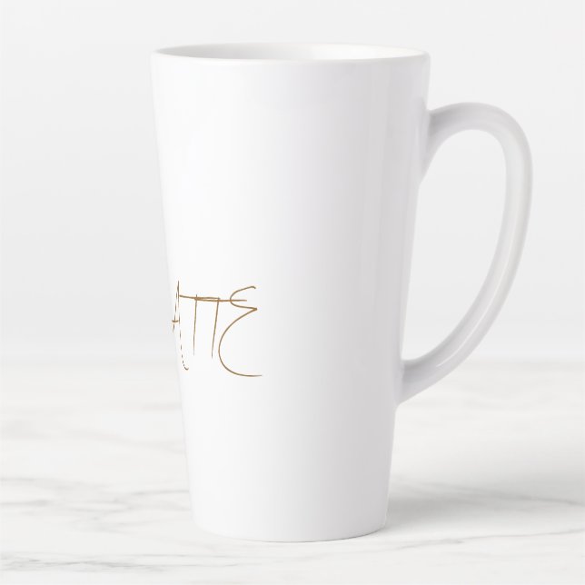 Caneca De Café Latte Caneca de Latte (Direita)