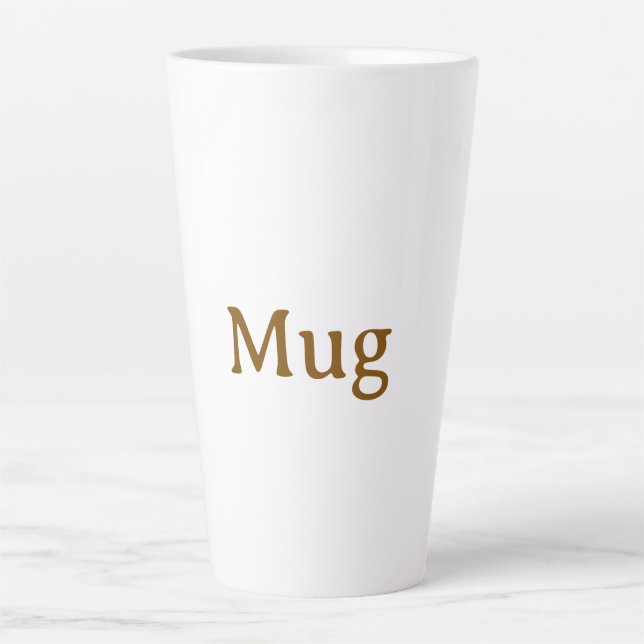 Caneca De Café Latte Caneca de Latte (Frente)
