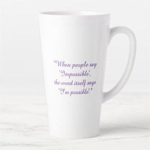 Caneca De Café Latte Caneca de Latte