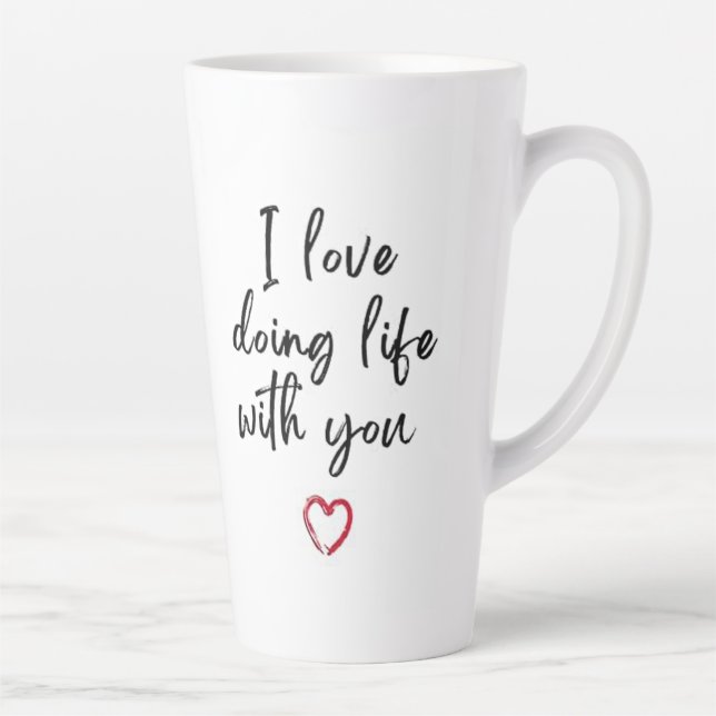 Caneca De Café Latte Caneca de Latte (Direita)