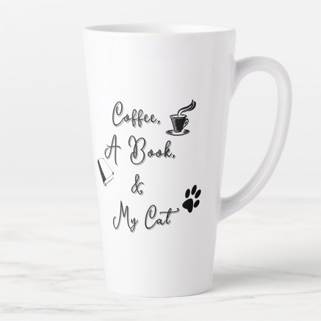 Caneca De Café Latte Caneca de Latte (Direita)