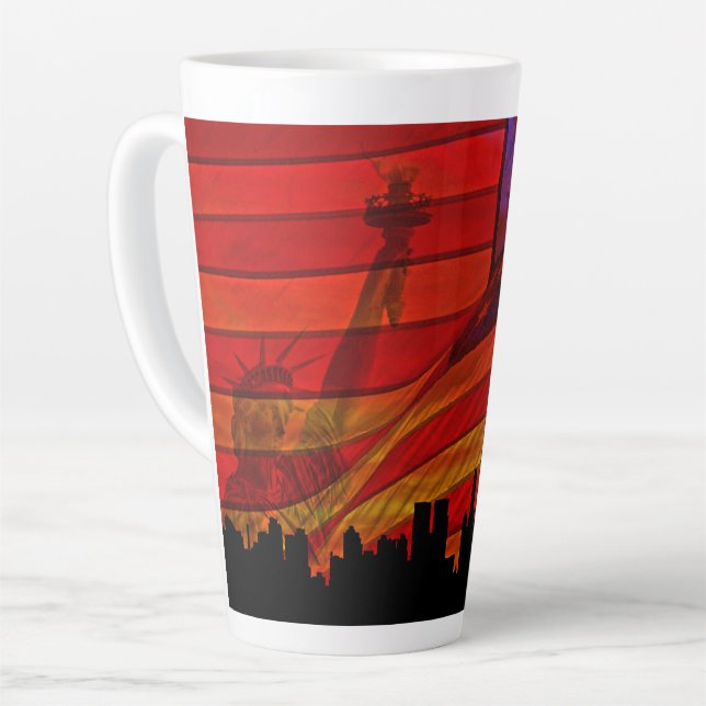 Caneca De Café Latte Caneca de Latte (Ângulo esquerdo)