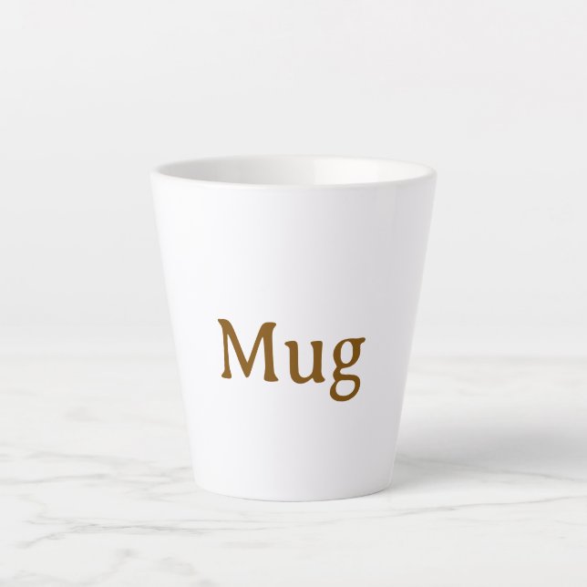Caneca De Café Latte Caneca de Latte (Frente)