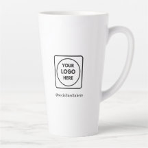 Caneca de latte alta personalizada de 17oz sem mín