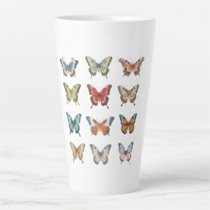 Caneca De Café Latte Caneca de Latte Borboletas Presente Fofo para Am
