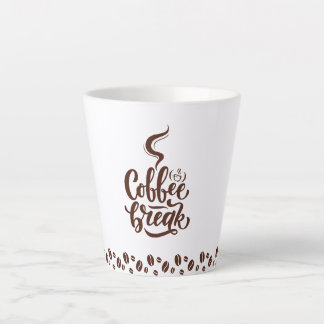 Caneca De Café Latte Caneca de latte Coffee break
