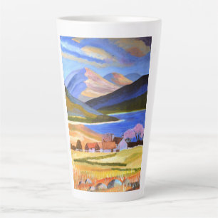 Caneca De Café Latte caneca de latte das Terras Altas da Escócia