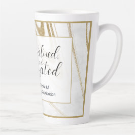 Caneca De Café Latte Caneca de Latte de Reconhecimento | Presente Elega
