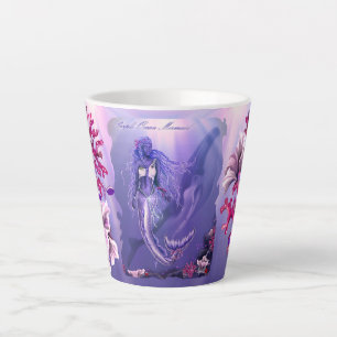 Caneca De Café Latte Caneca de latte de sereia