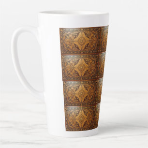 Caneca De Café Latte Caneca de Latte Diamante Rústico