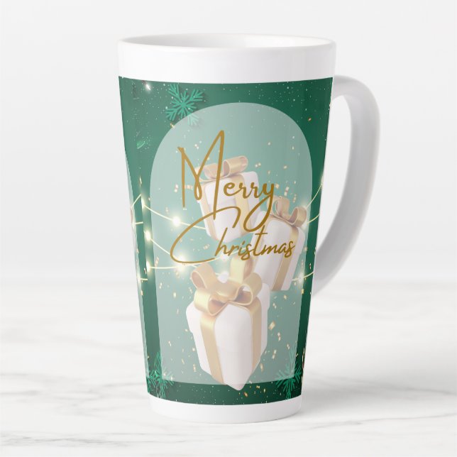 Caneca De Café Latte caneca de latte estilo natal  (Ângulo direito)