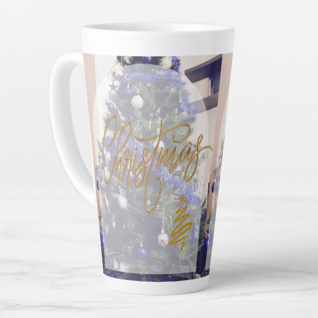 Caneca De Café Latte caneca de latte estilo natal  (Ângulo esquerdo)