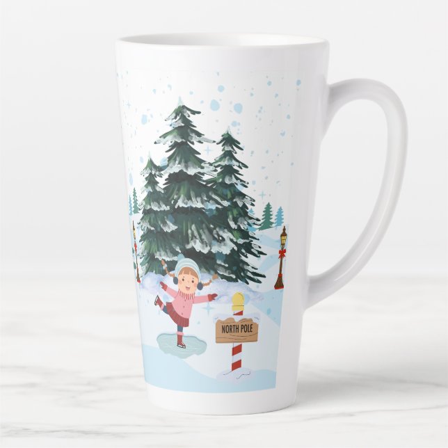Caneca De Café Latte caneca de latte estilo natal  (Direita)