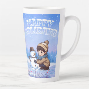 Caneca De Café Latte caneca de latte estilo natal
