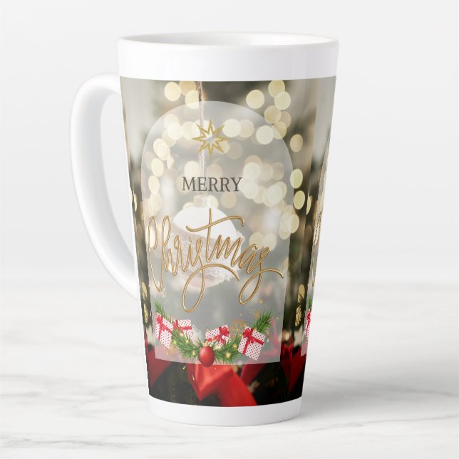 Caneca De Café Latte caneca de latte estilo natal  (Ângulo esquerdo)