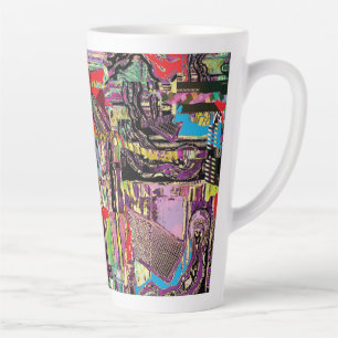 Caneca De Café Latte Caneca de Latte – Fractais Urbanos