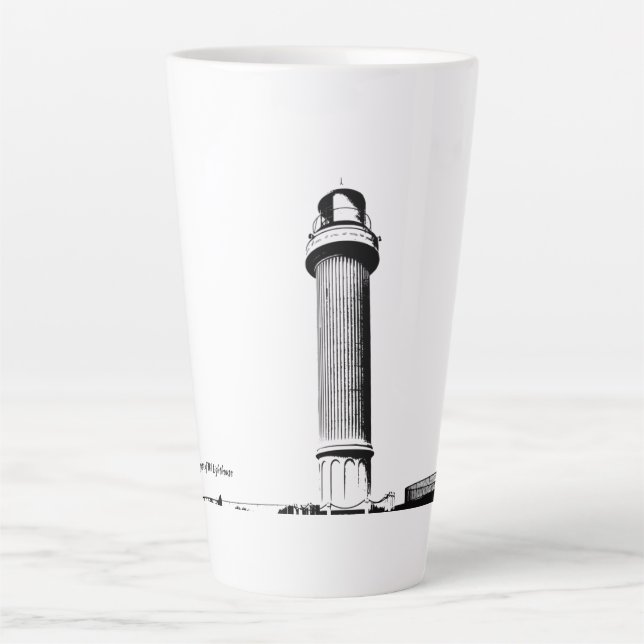 Caneca De Café Latte Caneca de latte grande (Frente)