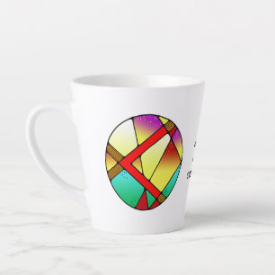 Caneca De Café Latte Caneca de Latte Kenaz Art Nouveau – CRIATIVIDADE!