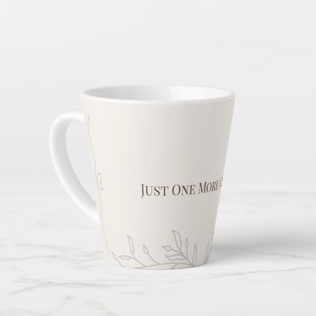 Caneca De Café Latte Caneca de Latte 'Mais Um Capítulo' (Ângulo esquerdo)