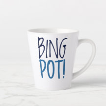 Caneca de Latte Padrão - Bing Pot!