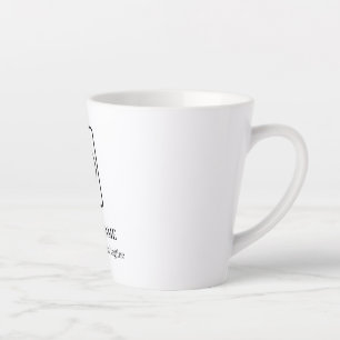 Caneca De Café Latte Caneca de latte para promoção de site de negócios