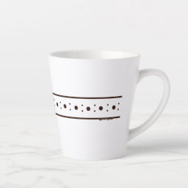 Caneca De Café Latte Caneca de Latte pequena branca Figdewdrop Relax Cu
