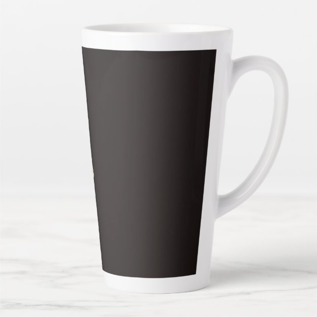 Caneca De Café Latte Caneca de latte personalizada Adam Crown (Direita)