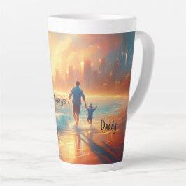 Caneca De Café Latte Caneca de Latte Personalizada para o Papai - Sempr