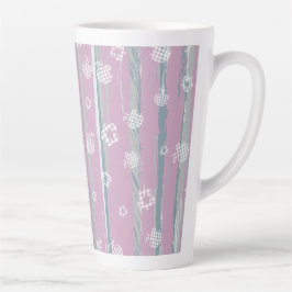 Caneca De Café Latte Caneca de Latte – Pomar Xadrez