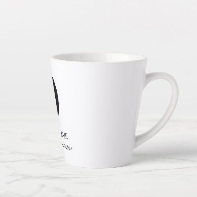 Caneca De Café Latte Caneca de latte promocional moderna personalizada  (Direita)