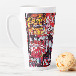 Caneca De Café Latte Caneca de Latte – Pulso Fragmentado