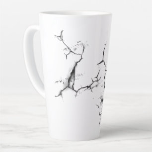 Caneca De Café Latte Caneca de Latte Rachada