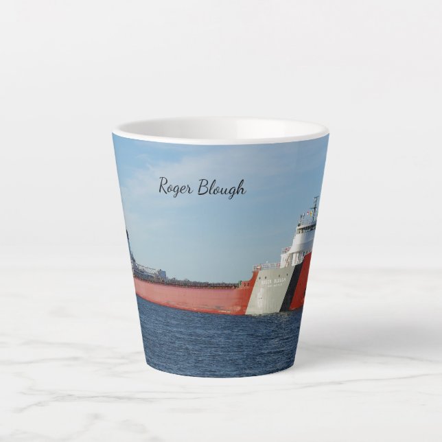 Caneca De Café Latte caneca de latte Roger Blough (Frente)