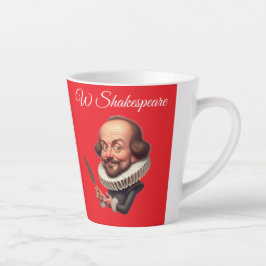 Caneca De Café Latte Caneca de Latte Shakespeare