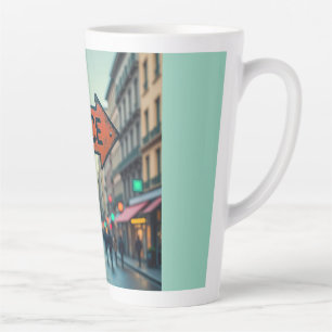Caneca De Café Latte Caneca de Latte (Símbolo da Paz)