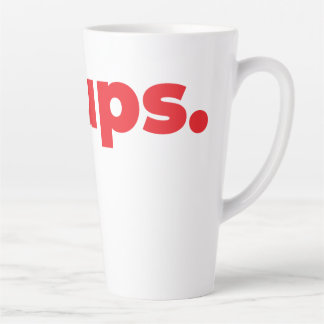 Caneca De Café Latte Caneca de Latte Steups - Vermelho