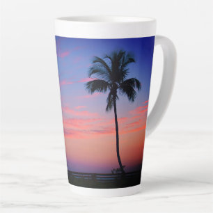 Caneca De Café Latte Caneca de Latte Sunset