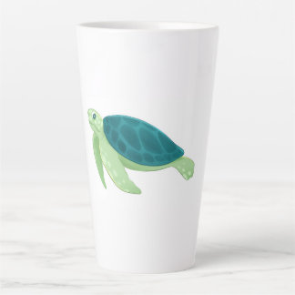 Caneca De Café Latte Caneca de Latte Tartaruga
