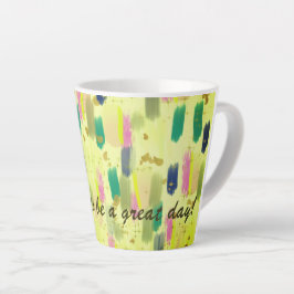 Caneca De Café Latte Caneca de Latte - Vai ser um Grande Dia! Colorido