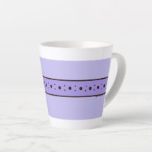 Caneca de Latte Violeta Roxo Pequena Figdewdrop Re