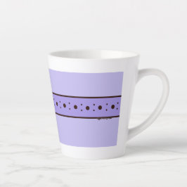 Caneca De Café Latte Caneca de Latte Violeta Roxo Pequena Figdewdrop Re