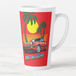 Caneca De Café Latte Caneca 'Dirija a Lenda' v02 Latte