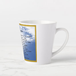Caneca De Café Latte caneca- Estrela de Natal