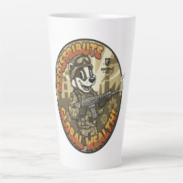 Caneca De Café Latte Caneca Global Wealth Badger Latte