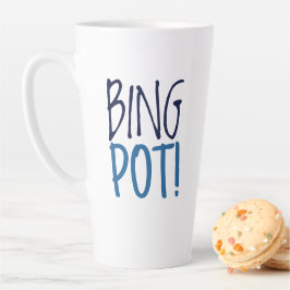 Caneca De Café Latte Caneca Grande de Latte - Bing Pot!
