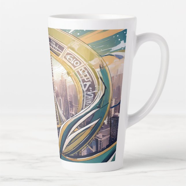 Caneca De Café Latte Caneca grande para café latte (Direita)