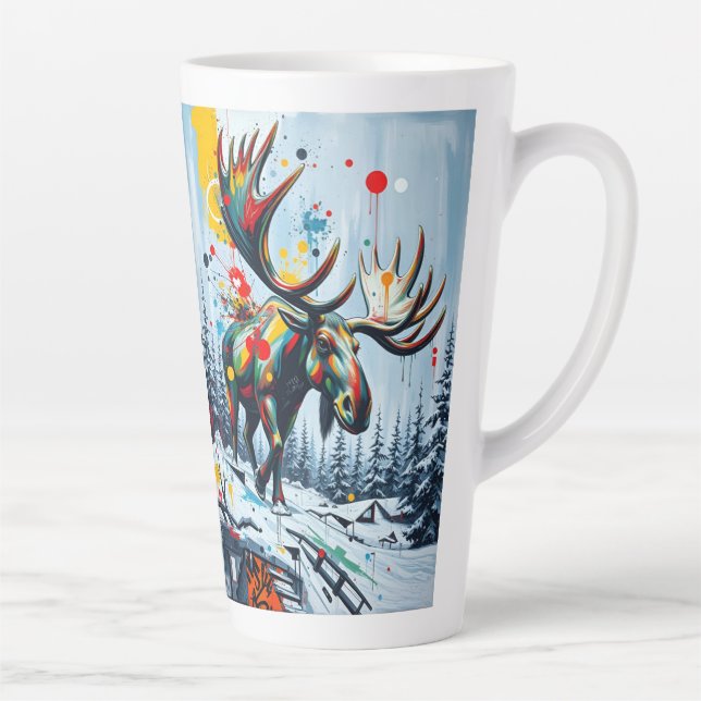 Caneca De Café Latte Caneca Grande para Latte (Direita)