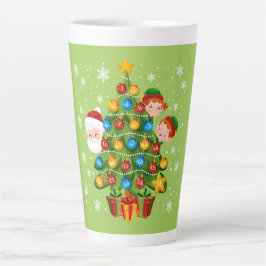 Caneca De Café Latte Caneca Latte de Natal
