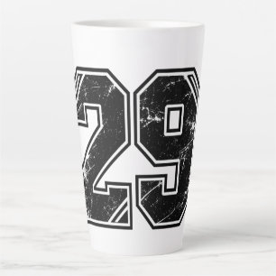 Caneca De Café Latte Caneca Latte Número 29 Esportivo Retro Universitár
